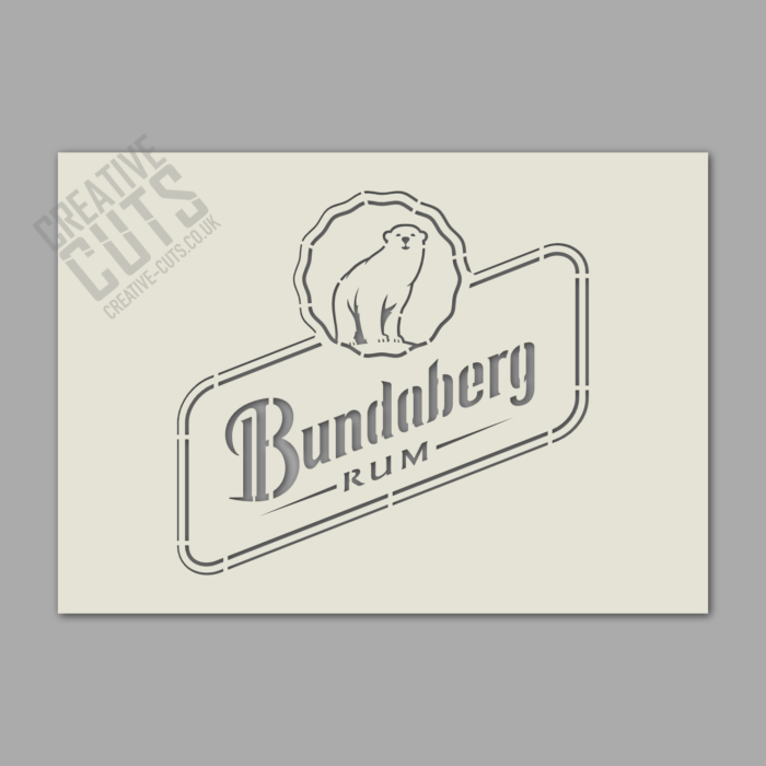 bundaberg rum stencil