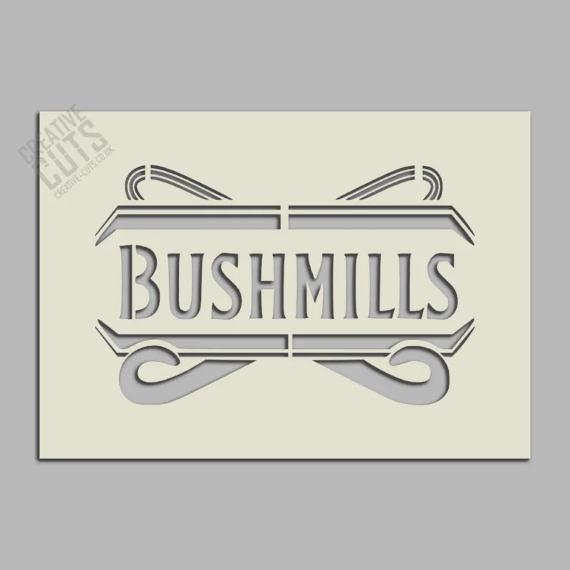 bushmills stencil