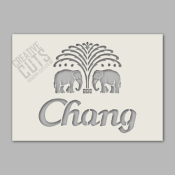 chang beer stencil