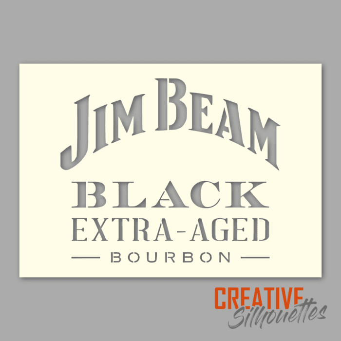 jim beam stencil