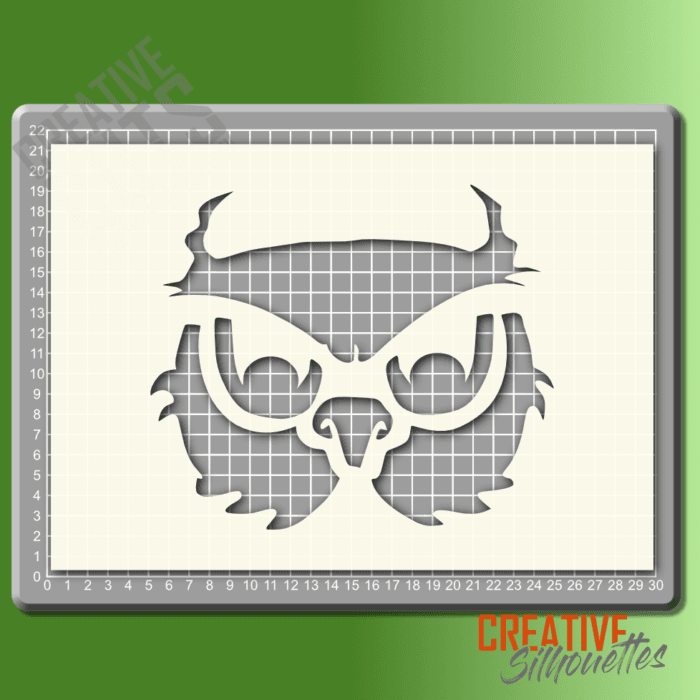 1153gr halloween owl stencil