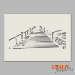 Jetty Bridge Stencil - Image 2