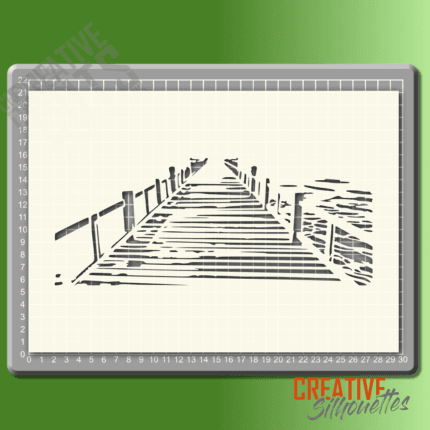 jetty bridge stencil