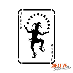 joker card stencil