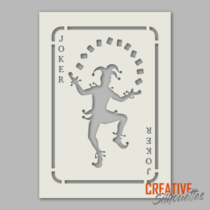 joker card stencil