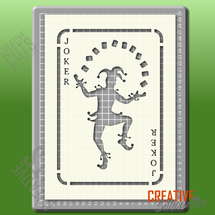 joker card stencil