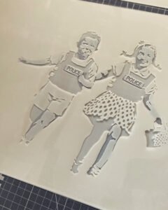mylar stencil example