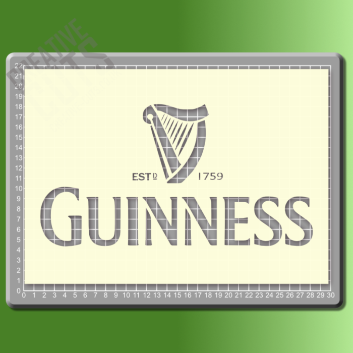 Guinness Stencil - Image 1