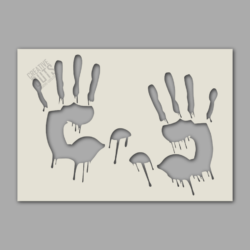 Handprints Stencil - Image 2