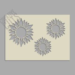 Sunflowers Stencil - Image 2