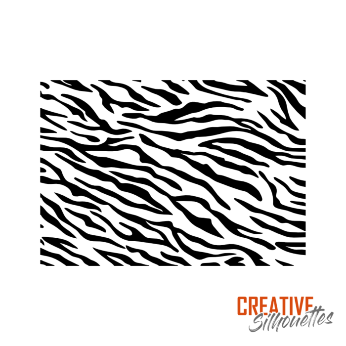 Tiger Stripe Pattern Stencil - Image 3