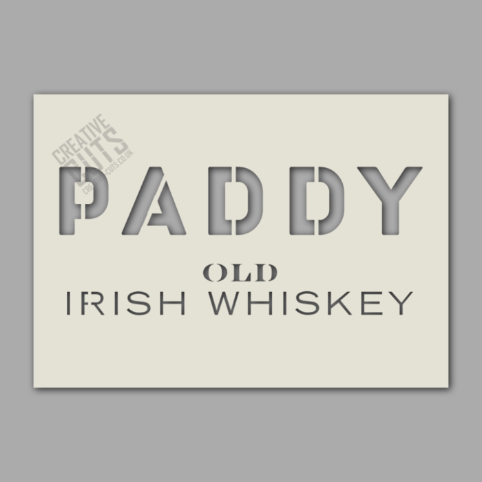 Paddy Whisky Stencil - Image 2
