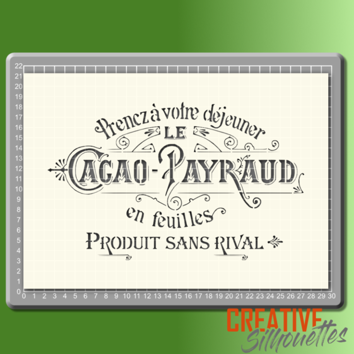 Cacao Payard Stencil - Image 1