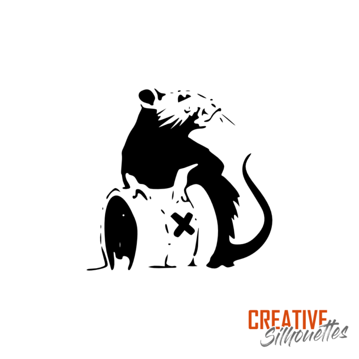 Banksy Toxic Rat Stencil - Image 3