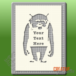 Custom Banksy Monkey Stencil